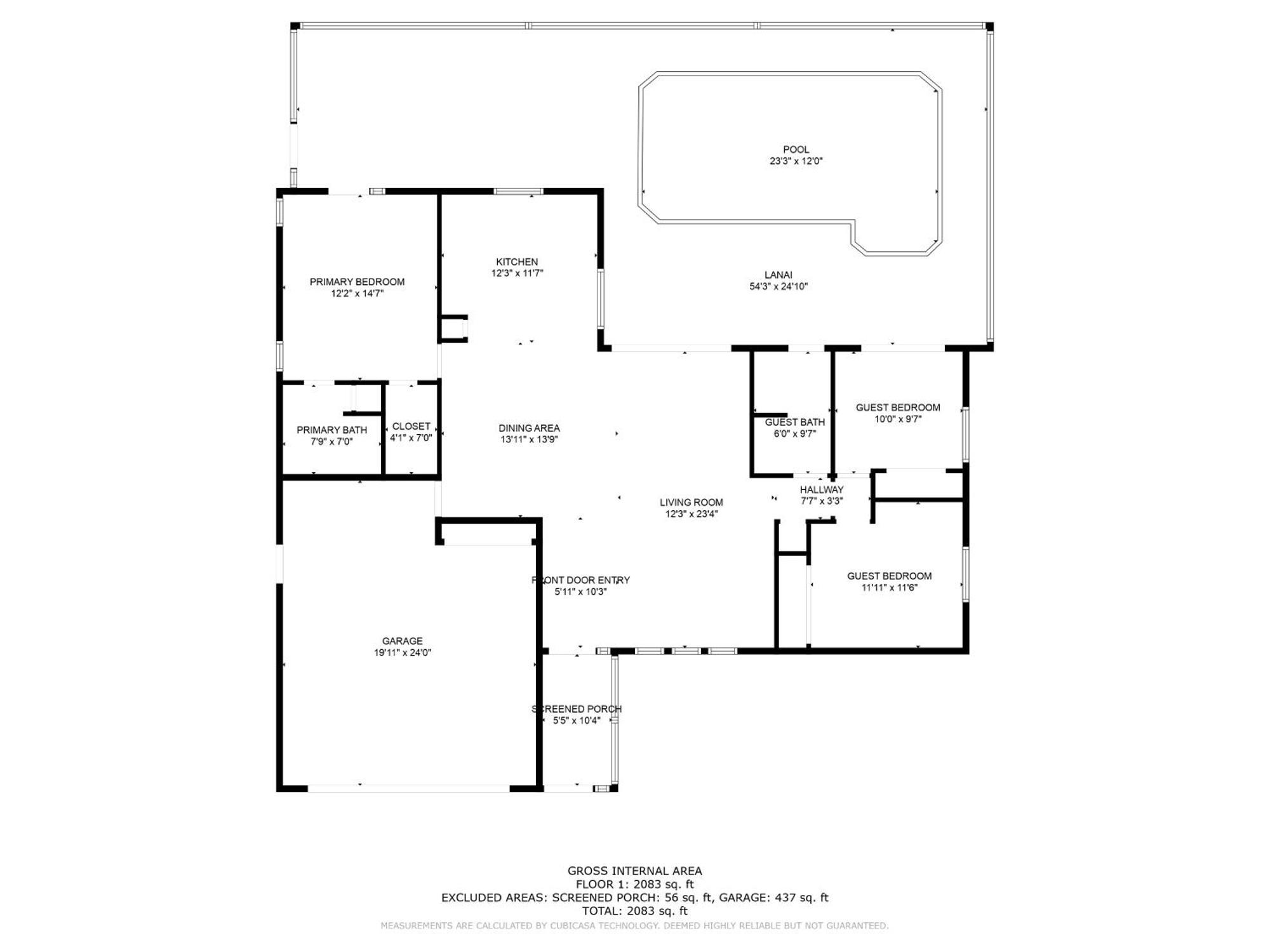 Serenity Waterfront Villa With King Suite, Private Pool, Great Lanai Enclosure And Long Water Views Cape Coral Exterior photo